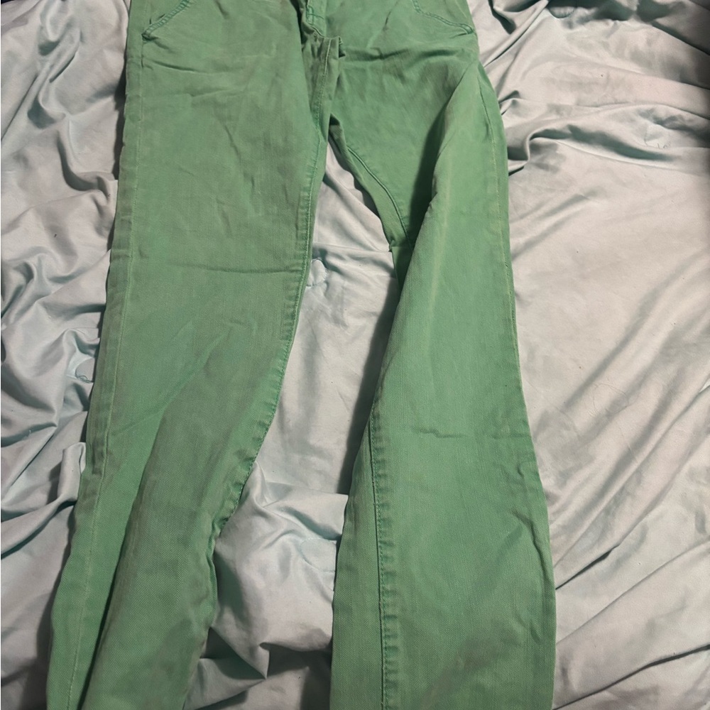Laundry By Shelli Segal Green Straight Leg Pants
